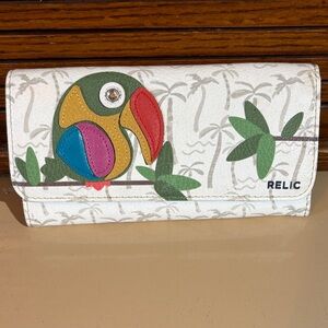 Relic Multicolor Parrot Design Wallet
